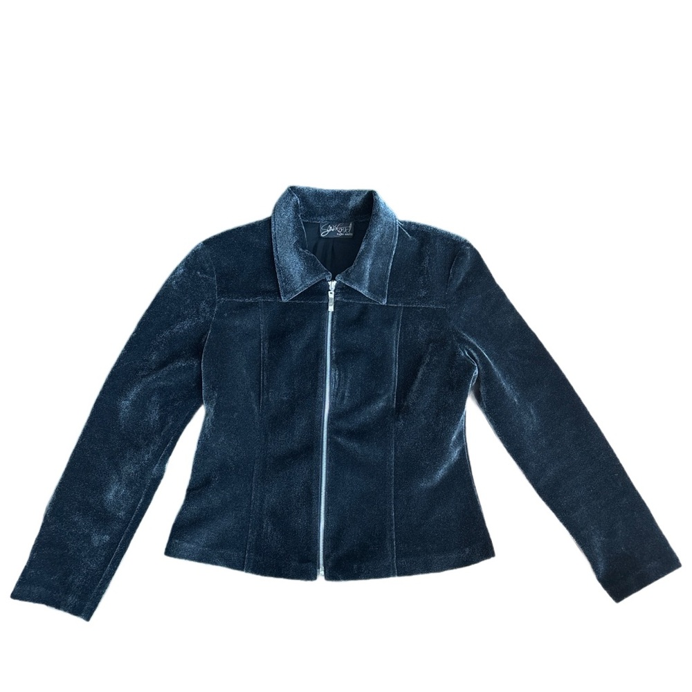 Vintage Y2K Glistening Fuzzy Jacket